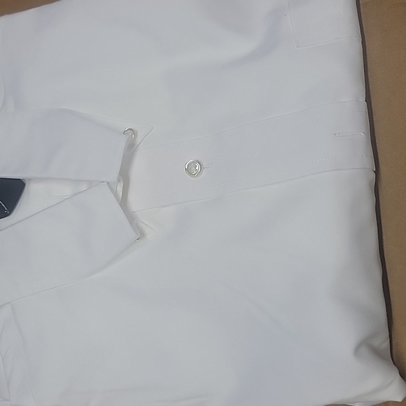 Lot Of 3 Men's Size S Land's End White Long Sleeve Button Down Shirts Excellent - Picture 2 of 3